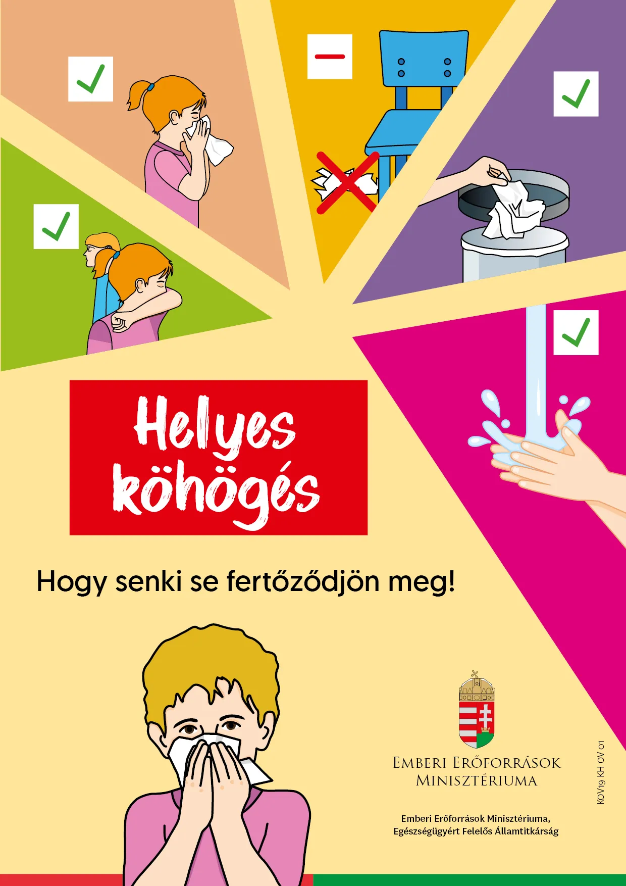 Covid 19 alatt Helyes köhögés